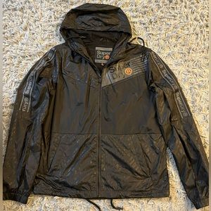 Black super dry windbreaker